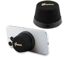 Guess Magnetic Script Metal Logo - Bluetooth garsiakalbis V5.3 juodas