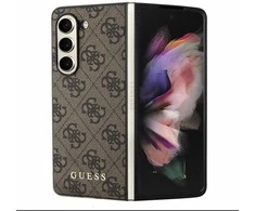 Samsung Galaxy Z Fold 5 Guess Dėklas 4G Charms Collection (GUHCZFD5GF4GBR) rudos spalvos