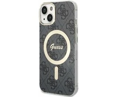 Dėklas Guess GUHMP14SH4STK iPhone 14 6.1" juoda/juodas hardcase 4G MagSafe
