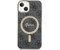 Dėklas Guess GUHMP14SH4STK iPhone 14 6.1" juoda/juodas hardcase 4G MagSafe