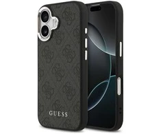 Guess 4G MagSafe dėklas skirtas Apple iPhone 17 juodos spalvos