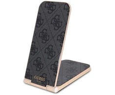 Indukcinis įkroviklis 15W sulenkiamas 2in1 Guess 4G Pattern MagSafe (GUDCFAL4PEGK) juodos spalvos