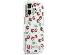 Guess IML Glitter Cherry MagSafe dėklas skirtas Apple iPhone 17