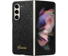 Samsung Galaxy Z Fold 5 Guess Dėklas Glitter Script (GUHCZFD5HGGSHK) juodos spalvos