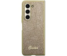 Samsung Galaxy Z Fold 5 Guess Dėklas Glitter Script (GUHCZFD5HGGSHD) aukso spalvos