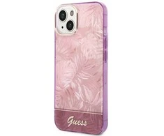 Dėklas GUESS GUHCP14MHGJGHP IPHONE 14 PLUS / 15 PLUS 6.7 "Rožinis / Rožinis HARDCASE JUNGLE COLLECTION