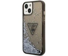 Dėklas GUESS GUHCP14MLFCTPK IPHONE 14 PLUS / 15 PLUS 6.7 "Juodas / Juodas HARDCASE LIQUID GLITTER PALM COLLECTION
