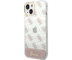 Dėklas GUESS GUHCP14MHG4MHP IPHONE 14 PLUS / 15 PLUS 6.7 "Rožinis / Rožinis HARDCASE 4G PATTERN SCRIPT