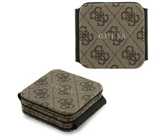 Guess PU 4G MagSafe belaidis įkroviklis 3v1 rudos spalvos