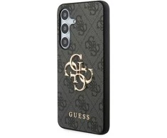 Samsung Galaxy S24 Plus Guess dėklas 4G Big Metal Logo (GUHCS24M4GMGGR) juodos spalvos