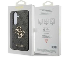 Samsung Galaxy S24 Plus Guess dėklas 4G Big Metal Logo (GUHCS24M4GMGGR) juodos spalvos