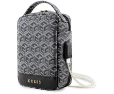 Guess krepšys GCube Stripes (GUHBHGCFSEK) juodos spalvos