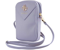 Guess Handbag GUWBZPGSTEGU violetinė Zip Triangle 4G