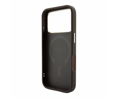 Guess Embossed 4G Classic MagSafe dėklas skirtas iPhone 18 Pro Max / iPhone 17 Pro Max ruda