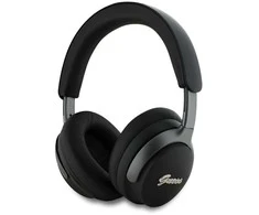 Guess ausinės su lankeliu ant galvos Bluetooth ANC GUBHC22PSFCSMK juodos spalvos Metal Script Logo