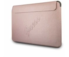 Guess Sleeve GUCS13PUSASPI 13" rowy / Rožinė Saffiano Script