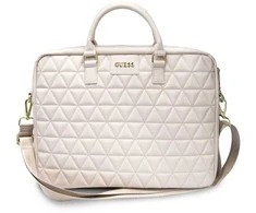 Guess Quilted krepšys kompiuteriui 15" rožinės spalvos