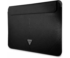 įmautė kompiuteriui Guess Saffiano Triangle Logo (GUCS14PSATLK) juodos spalvos