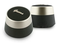 Guess Script Metal Logo Bluetooth Speaker 5W juodos spalvos