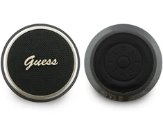 Guess Script Metal Logo Bluetooth Speaker 5W juodos spalvos