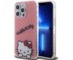Hello Kitty IML Daydreaming Logo dėklas telefonui Apple iPhone 13 Pro rožinės spalvos