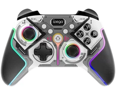 iPega 9666HH Bluetooth RGB žaidimų pultas, skirtas Android/iOS/PS3/PS4/PC/N-Switch, pilkas (pažeista pakuotė)