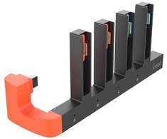 iPega SW2185 Charger Dock for JoyCon Controllers Nintendo Switch 2 Juodas (Damaged Package) (Pažeista pakuotė)