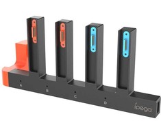 iPega SW2185 Charger Dock for JoyCon Controllers Nintendo Switch 2 Juodas (Damaged Package) (Pažeista pakuotė)