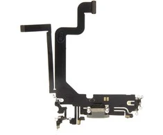 Dėklas Iphone Lcd iPhone 14 Pro Max Flex kabelis su įkrovimo jungtimi Sidabrinis