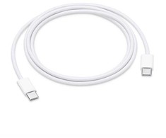 iPhone duomenų kabelis USB-C/USB-C PVC Baltas OEM (urmu)