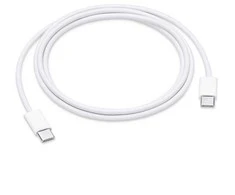 iPhone duomenų kabelis USB-C/USB-C PVC Baltas OEM (urmu)