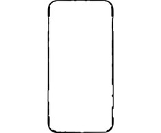 Dėklas Iphone Lcd iPhone 11 lipni juosta, skirta LCD juodai
