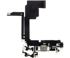 Dėklas Iphone Lcd „iPhone 15 Pro“ lankstusis laidas su įkrovimo jungtimi, baltas