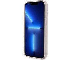 Karl Lagerfeld dėklas, skirtas iPhone 14 Plus 6,7 KLHCP14MCTTRI rožinis kietas dėklas, skirtas Skaidrus Choupette Body