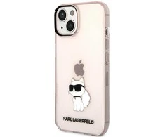 Dėklas Karl Lagerfeld KLHCP14MHNCHTCP IPHONE 14 PLUS / 15 PLUS 6.7 "Rožinis / Rožinis HARDCASE IKONIK CHOUPETTE