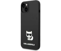 Dėklas Karl Lagerfeld KLHCP14MSLCTBK IPHONE 14 PLUS / 15 PLUS 6.7 "HARDCASE JUODA / Juodas SILICONE CHOUPETTE BODY