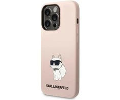 Dėklas Karl Lagerfeld KLHCP14XSNCHBCP IPHONE 14 PRO MAX 6.7 "HARDCASE Rožinis/Rožinis SILICONE CHUPETTE