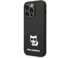 Apple iPhone 14 Pro Karl Lagerfeld dėklas Silicone Choupette Body (KLHCP14LSLCTBK) juodos spalvos