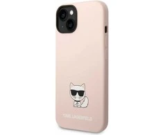 Dėklas Karl Lagerfeld KLHCP14MSLCTPI IPHONE 14 PLUS / 15 PLUS 6.7 "HARDCASE LIGHT Rožinis / LIGHT Rožinis SILICONE CHUPETTE BODY
