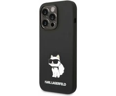 Dėklas Karl Lagerfeld KLHCP14LSNCHBCK iPhone 14Pro 6,1" hardcase juodas Silicone Choupette