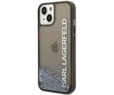 Dėklas Karl Lagerfeld KLHCP14MLCKVK IPHONE 14 PLUS / 15 PLUS 6.7 "Juodas / Juodas HARDCASE LIQUID GLITTER ELONG