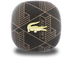 Lacoste Monogram Blend ANC/ENC TWS belaidės ausinės rudos spalvos