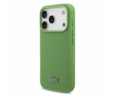 Dėklas Lacoste PVC Iconic Petit Pique Metal Logo MagSafe Case for iPhone 18 Pro Estragon