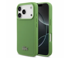 Dėklas Lacoste PVC Iconic Petit Pique Metal Logo MagSafe Case for iPhone 18 Pro Estragon