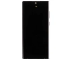 Dėklas LCD ekranas + jutiklinis blokas + priekinis dangtelis Samsung S908B Galaxy S22 Ultra Phantom Baltas (pakeitimų paketas)