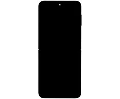 Dėklas LCD ekranas + lietimui jautrus skydelis + priekinis dangtelis Samsung F741 Galaxy Z Flip 6 5G Juodas (su aptarnavimo paketu)