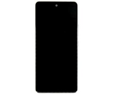 Dėklas LCD ekranas + jutiklinis blokas + priekinis dangtelis Samsung A536B Galaxy A53 5G Awesome Baltas (paslaugų paketas)