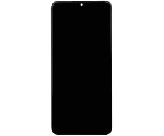 LCD ekranas + jutiklinis blokas + priekinis dangtelis Samsung A236 Galaxy A23 5G Juodas (servisų paketas)