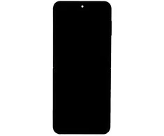 Dėklas LCD ekranas + lietimui jautrus skydelis + priekinis dangtelis Samsung F731 Galaxy Z Flip 5 5G pilkas (pakeitimo paketas)