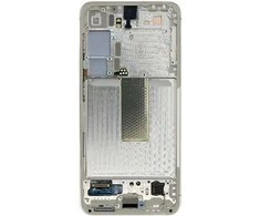 Dėklas Skystųjų kristalų ekranas + jutiklinis blokas + priekinis dangtelis Samsung S911 Galaxy S23 kreminis (pakeitimų paketas)